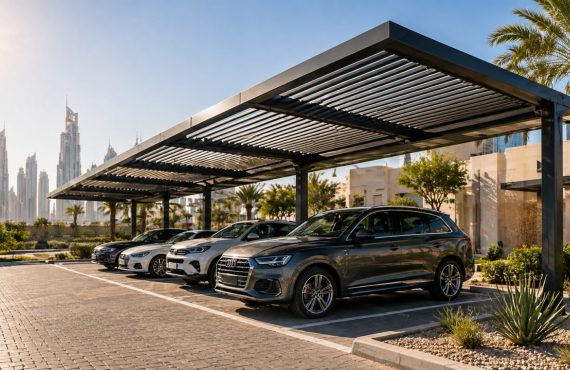 Sustainable Car Parking Pergolas MENA
