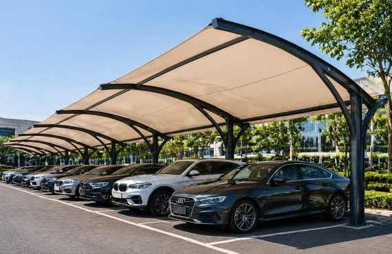 Smart Roof Parking Shade Systems