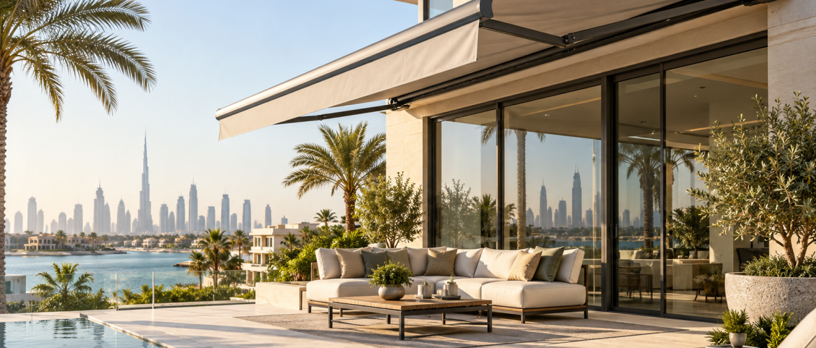 window awning in Dubai