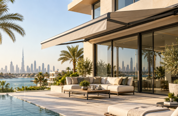 window awning in Dubai